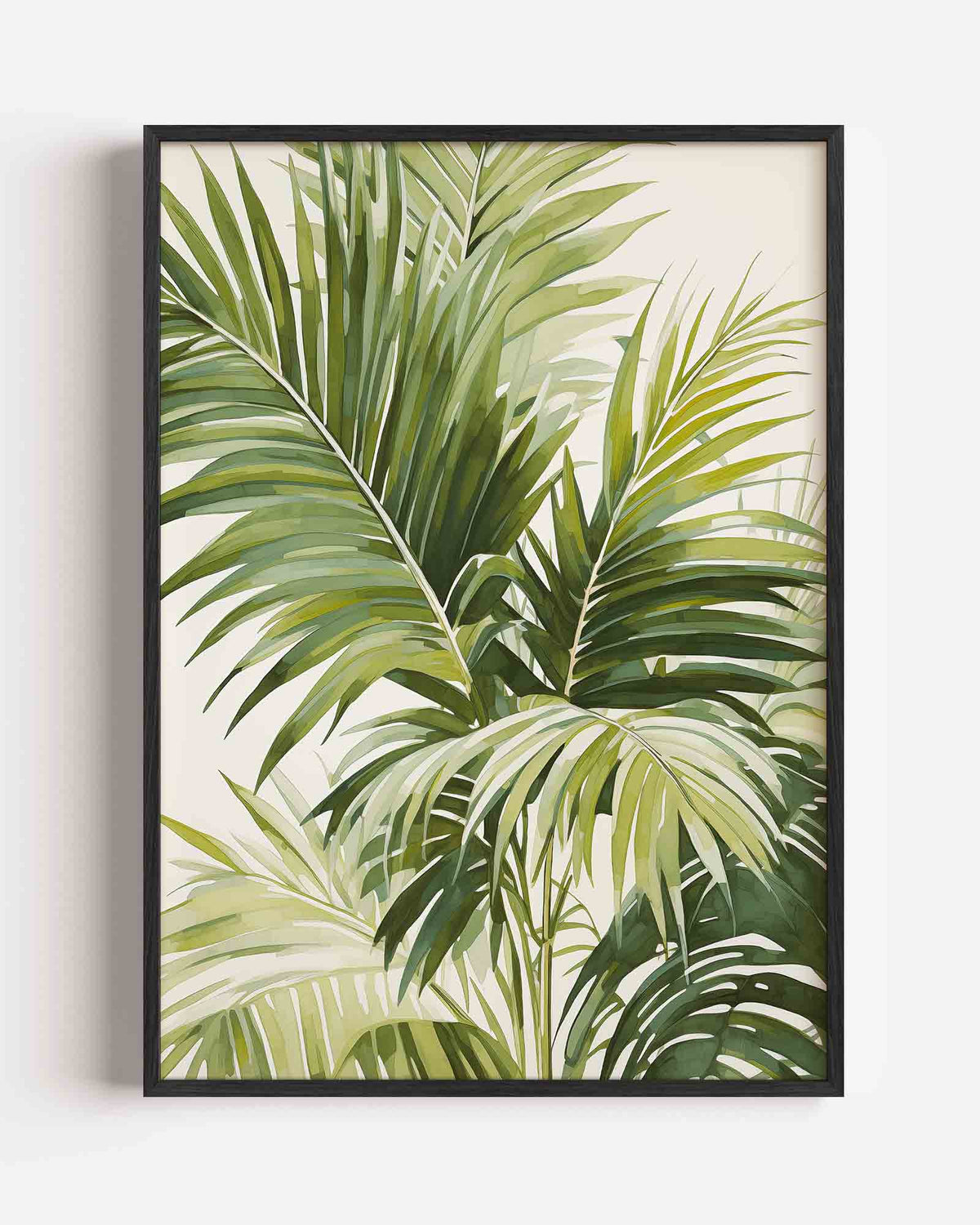 Groene bladeren – jungle portret poster als wanddecoratie