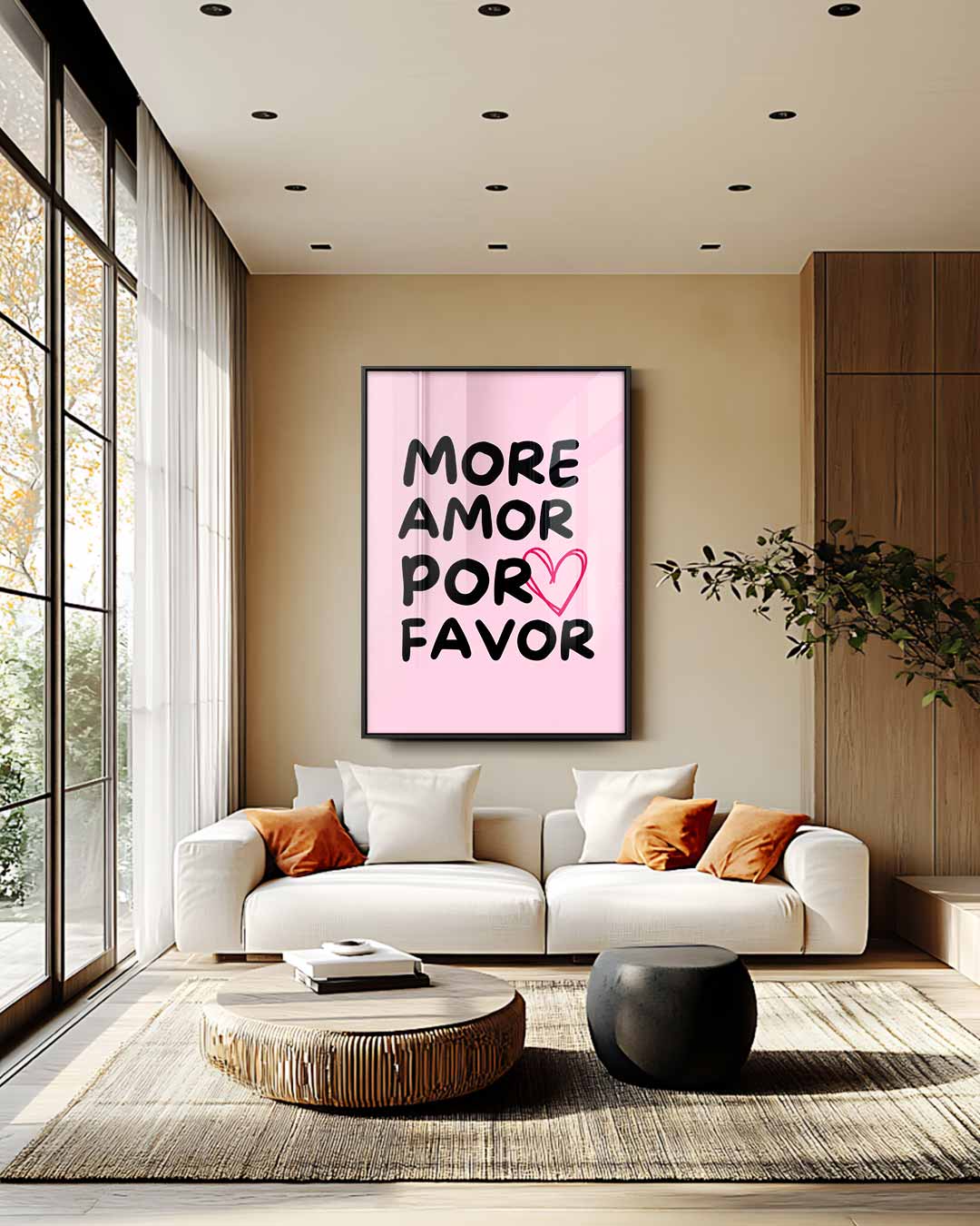 Liefde in Kleur – staand kunstwerk voor modern interieur