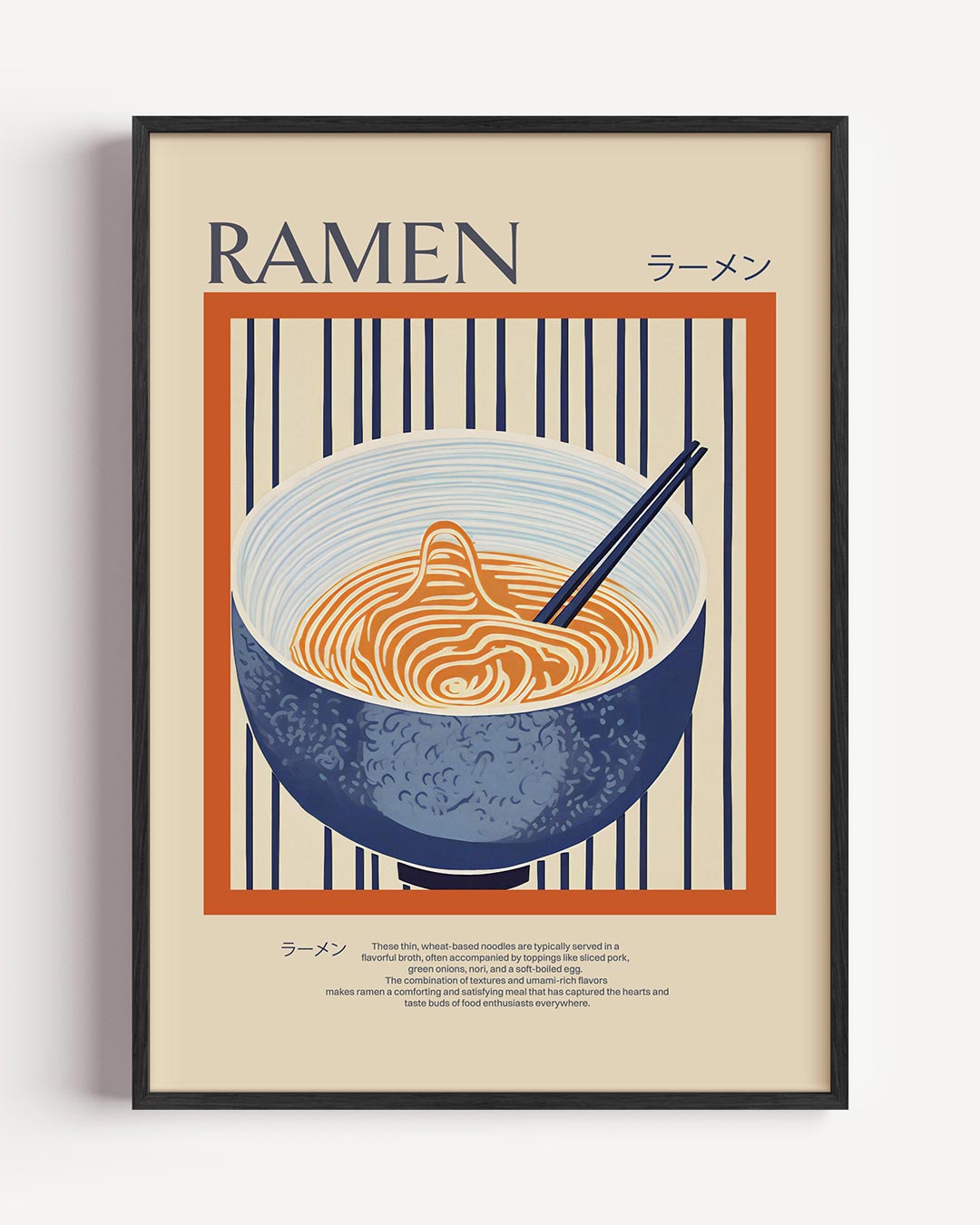 Ramen Art – keuken portret poster als wanddecoratie