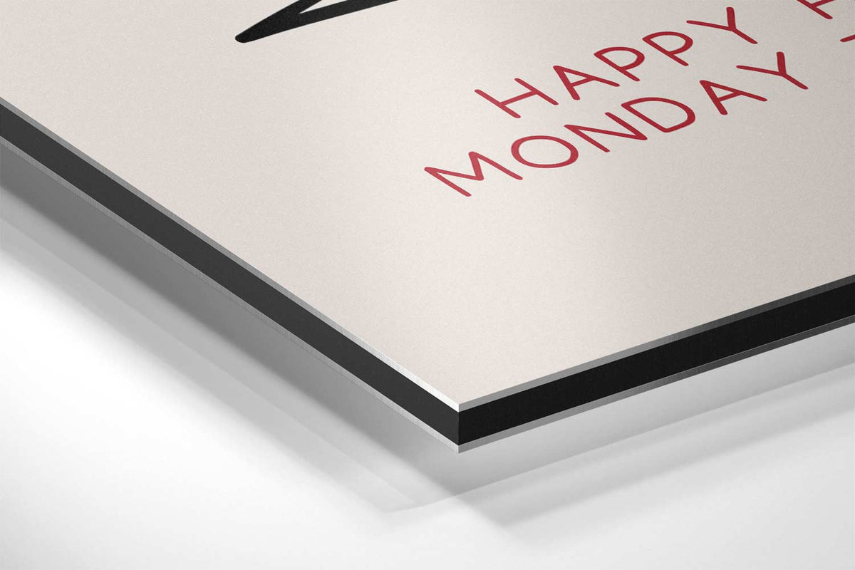Happy Hour Glaskunstwerk – canvas kunstwerk als wanddecoratie