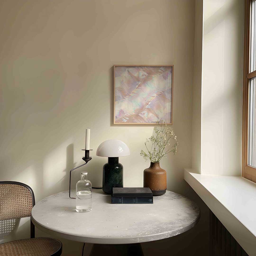 Pastel abstractie – abstracte poster in vierkant formaat
