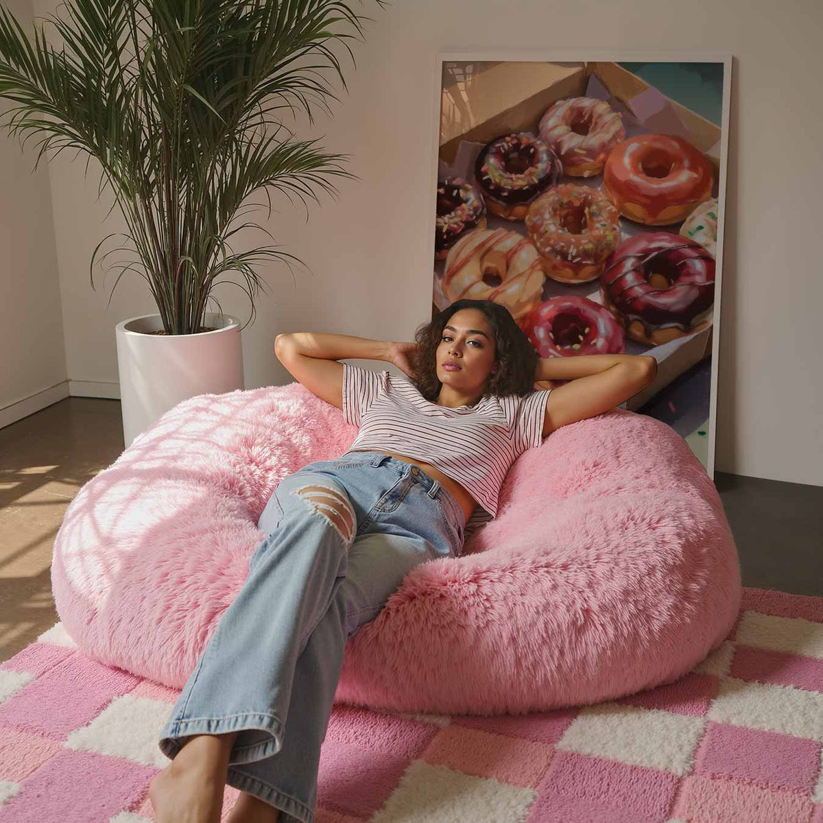 Donuts – culinaire wandkunst als portret poster