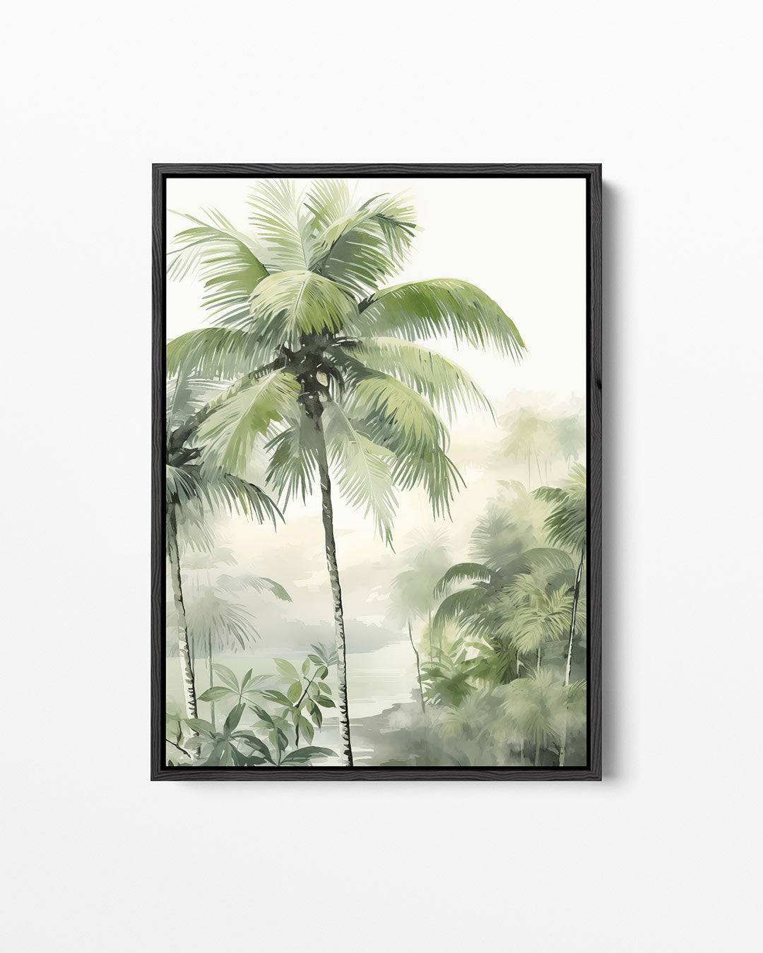 Tropische palmen – staand wanddecoratie kunstwerk