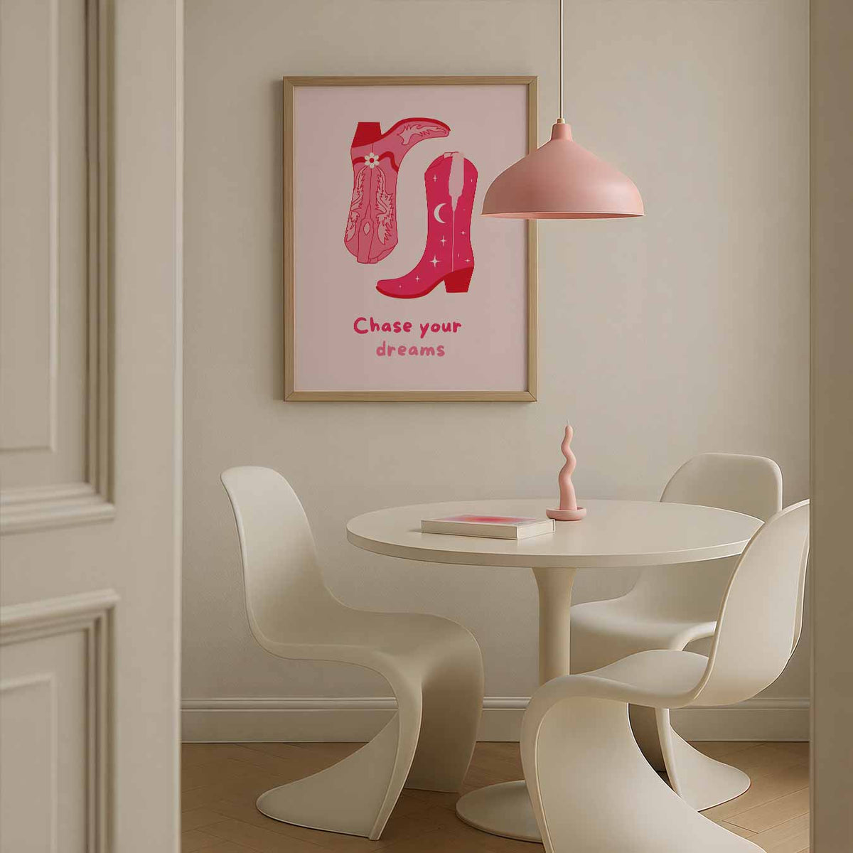 Dromen Jagen Western – staande paas wanddecoratie van WallArtistic