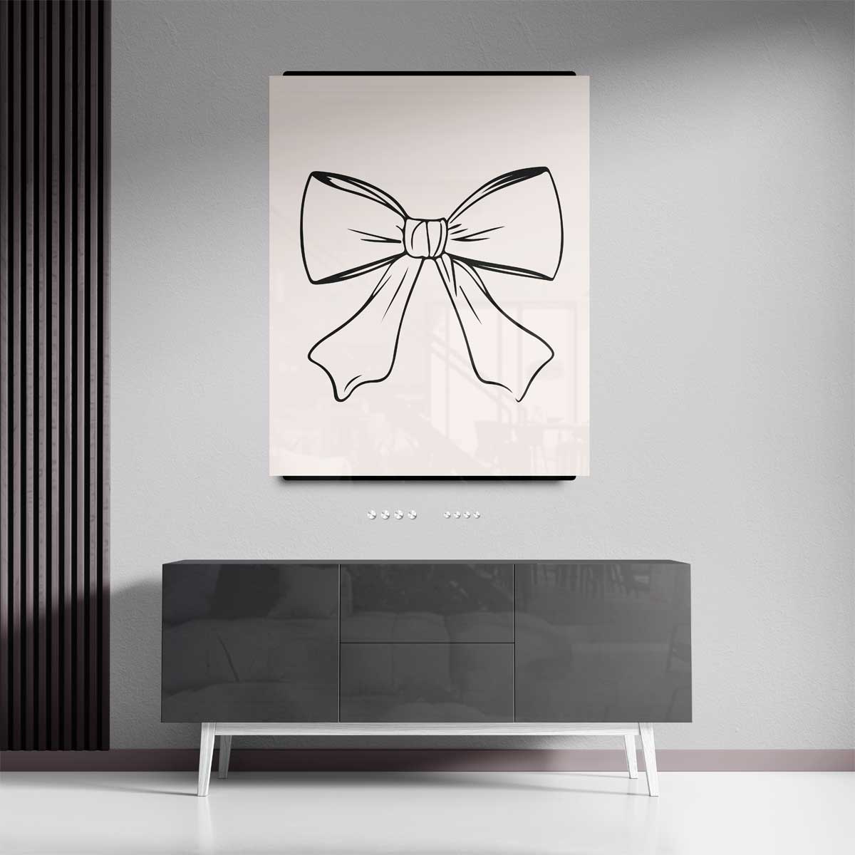 Zachte Strik Schets – canvas kunstwerk als wanddecoratie