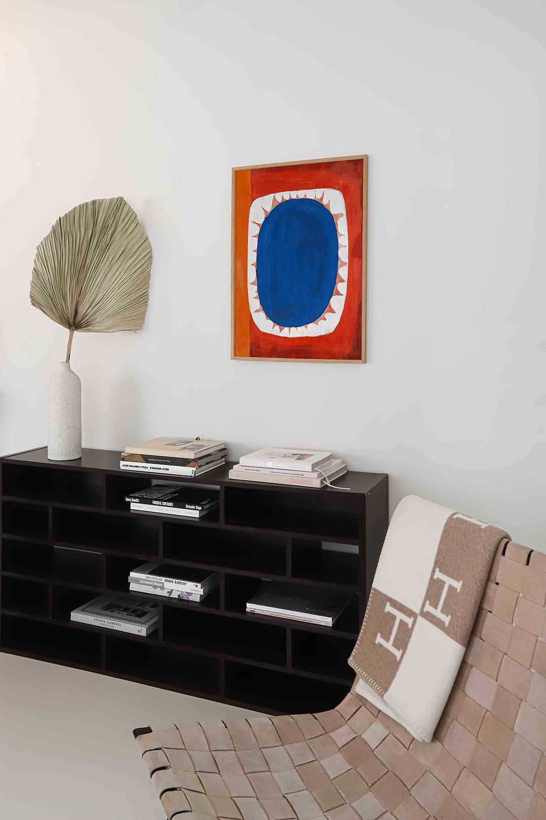 Abstracte vormen – staande moderne wanddecoratie van WallArtistic