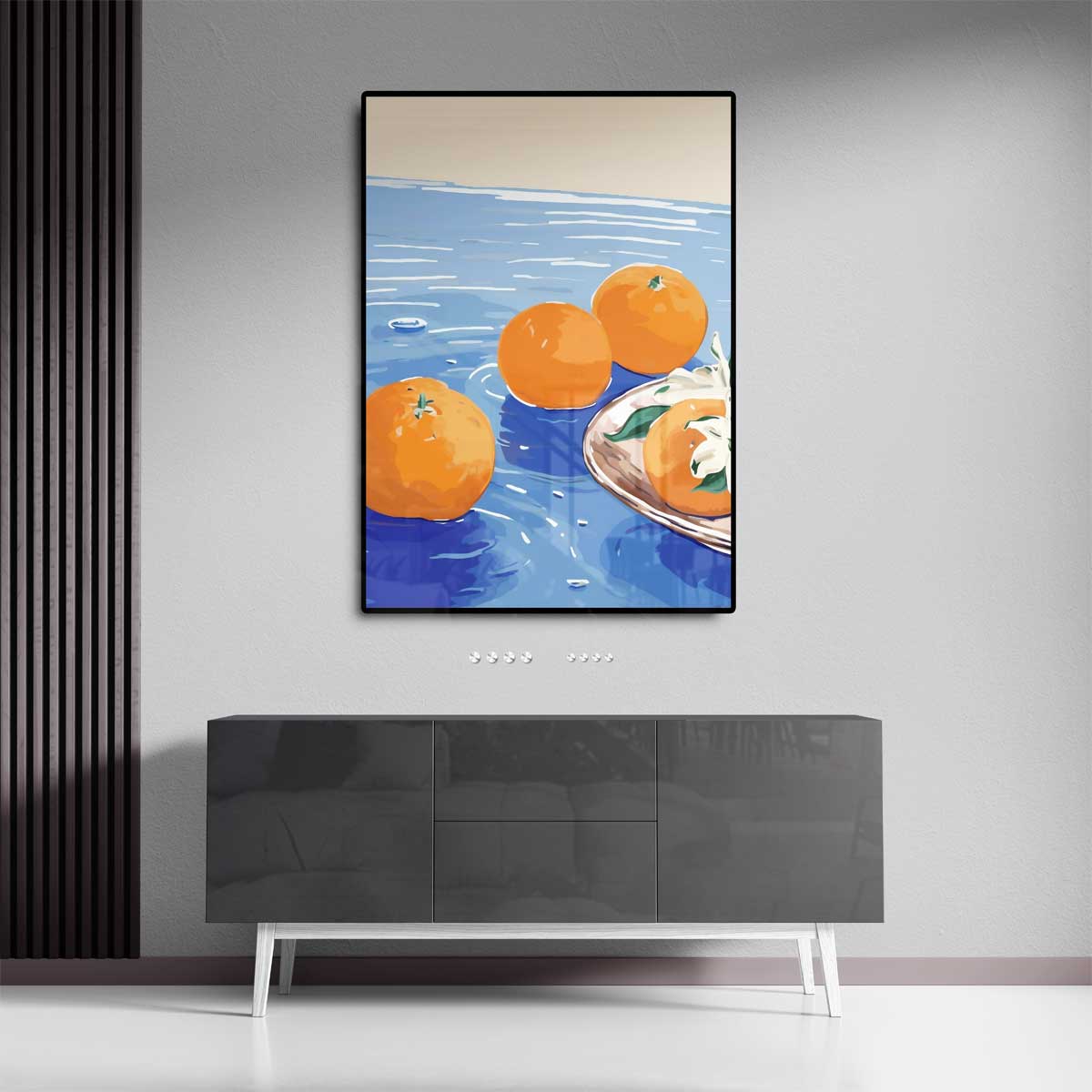 Zomers Citrus Geluk – canvas kunstwerk als wanddecoratie