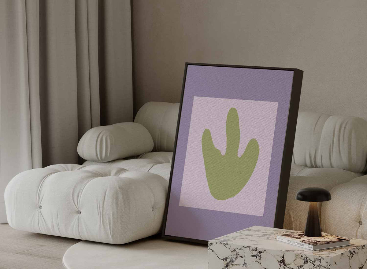 Vreemd Blad – canvas kunstwerk als wanddecoratie