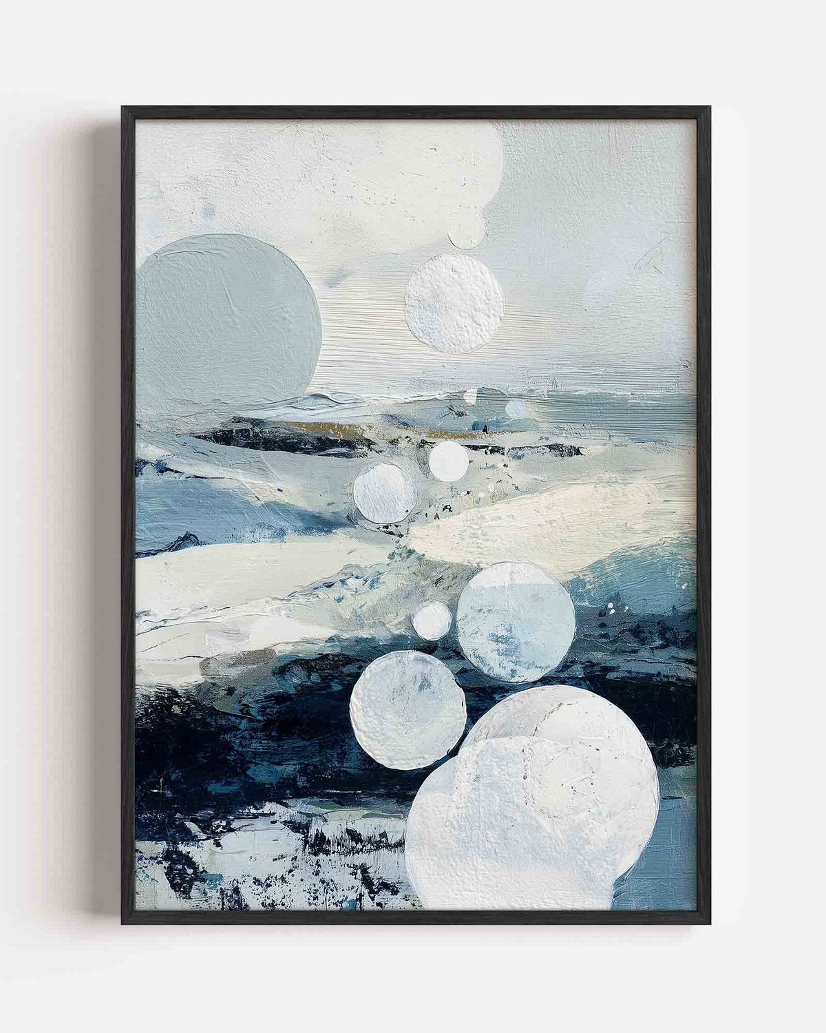 Abstracte cirkels – abstracte portret poster als wanddecoratie
