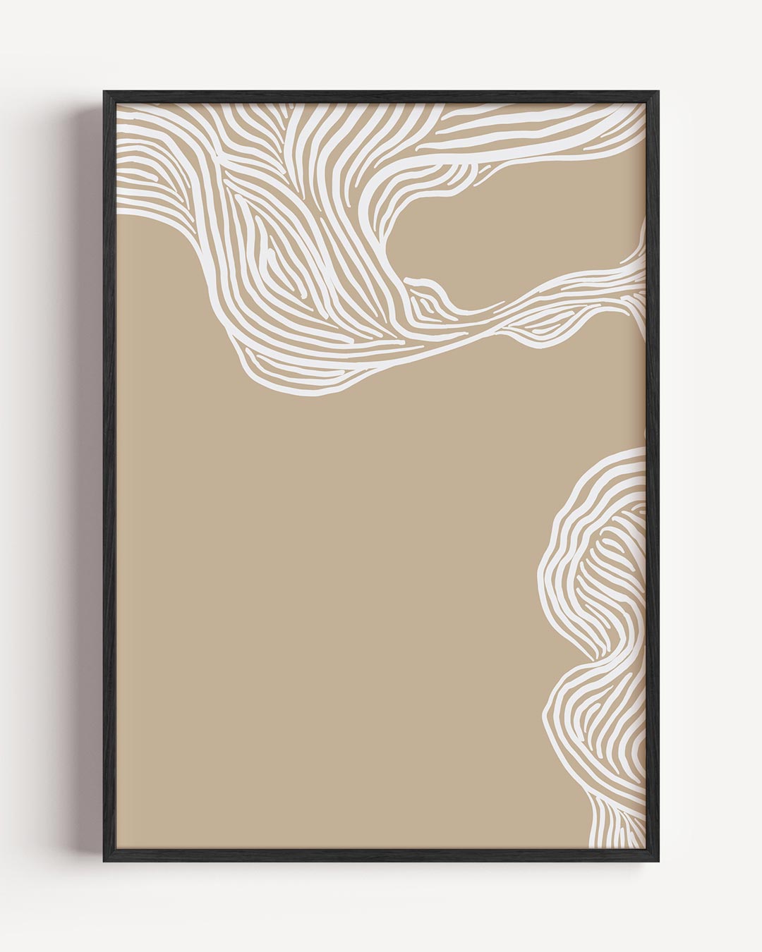 Abstracte Natuurlijkheid – abstracte portret poster als wanddecoratie