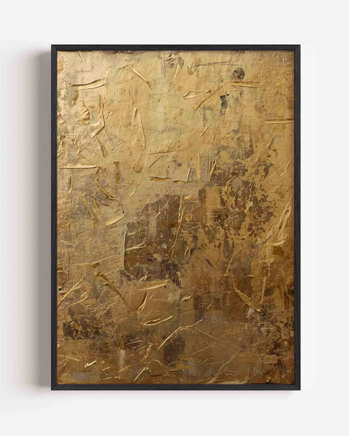 Gelaagde textuur – abstracte textuur portret poster als wanddecoratie