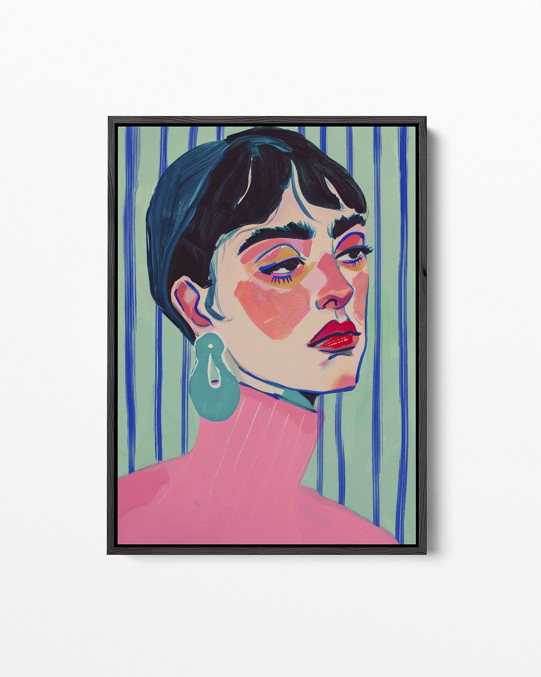 Portret – staand wanddecoratie kunstwerk