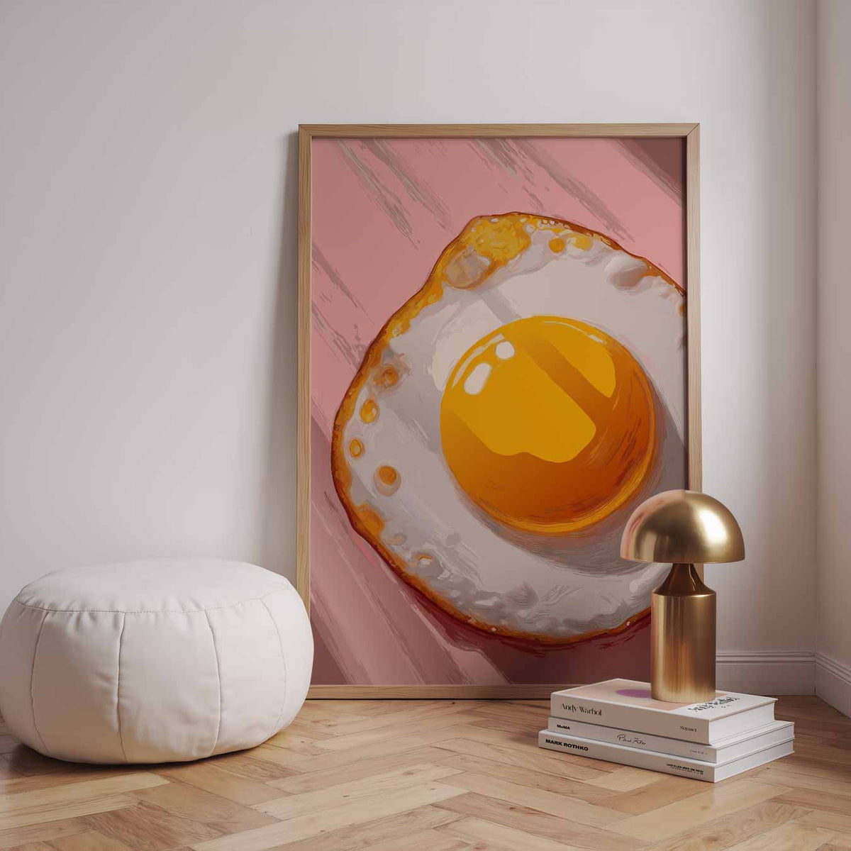 Retro Eigeel – staande zomer wanddecoratie van WallArtistic