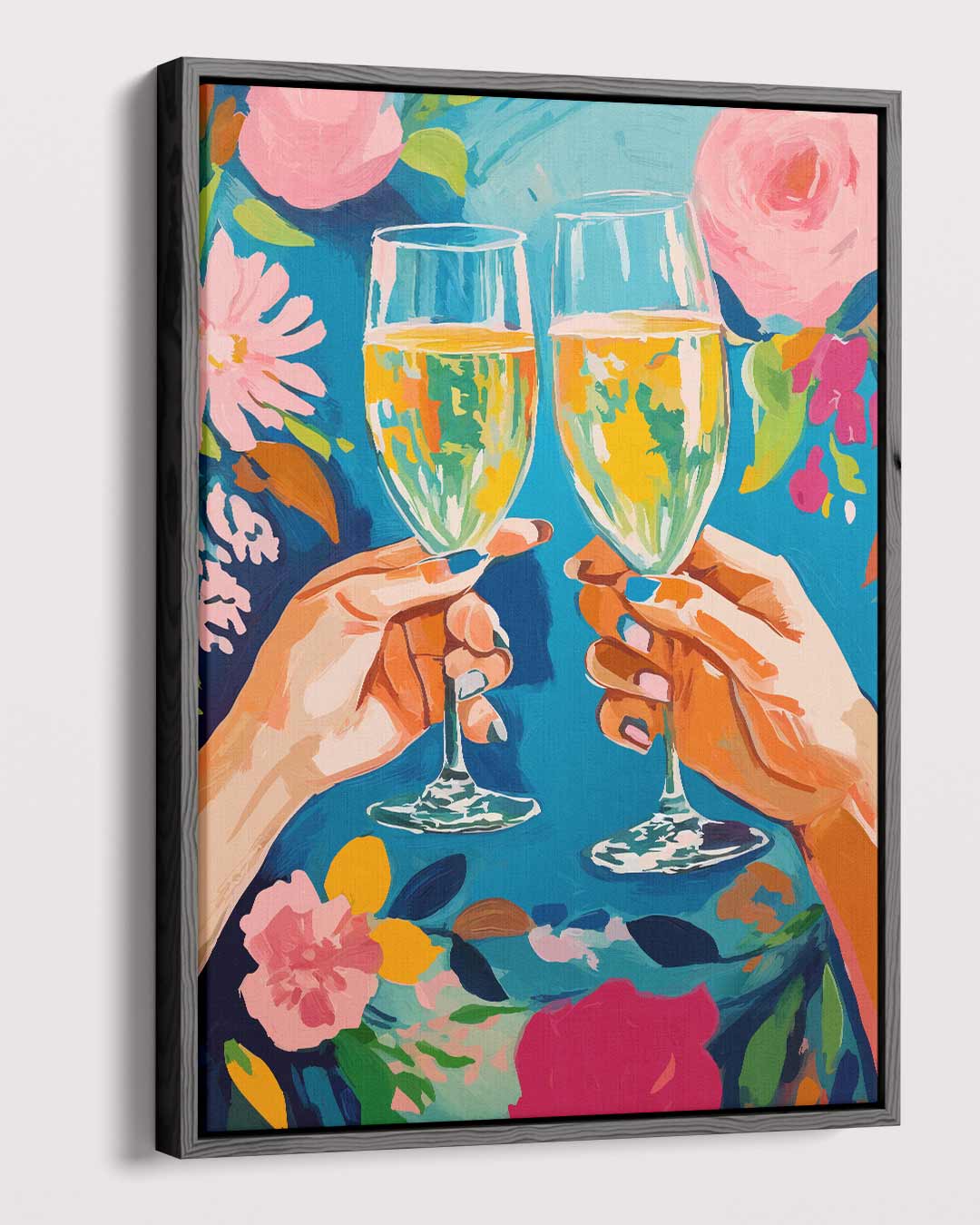 Feestelijke Toast – dibond kunstwerk als wanddecoratie