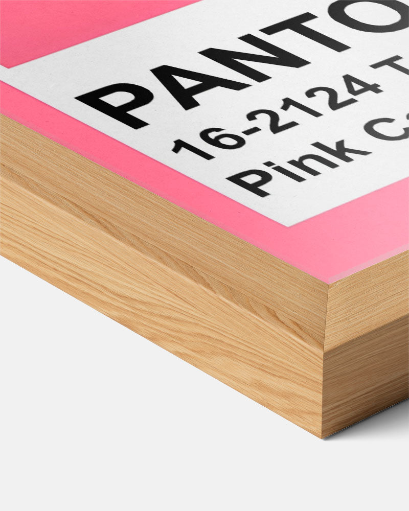 Pantone Pink Carnation – pop art streetart portret poster, afbeelding 7