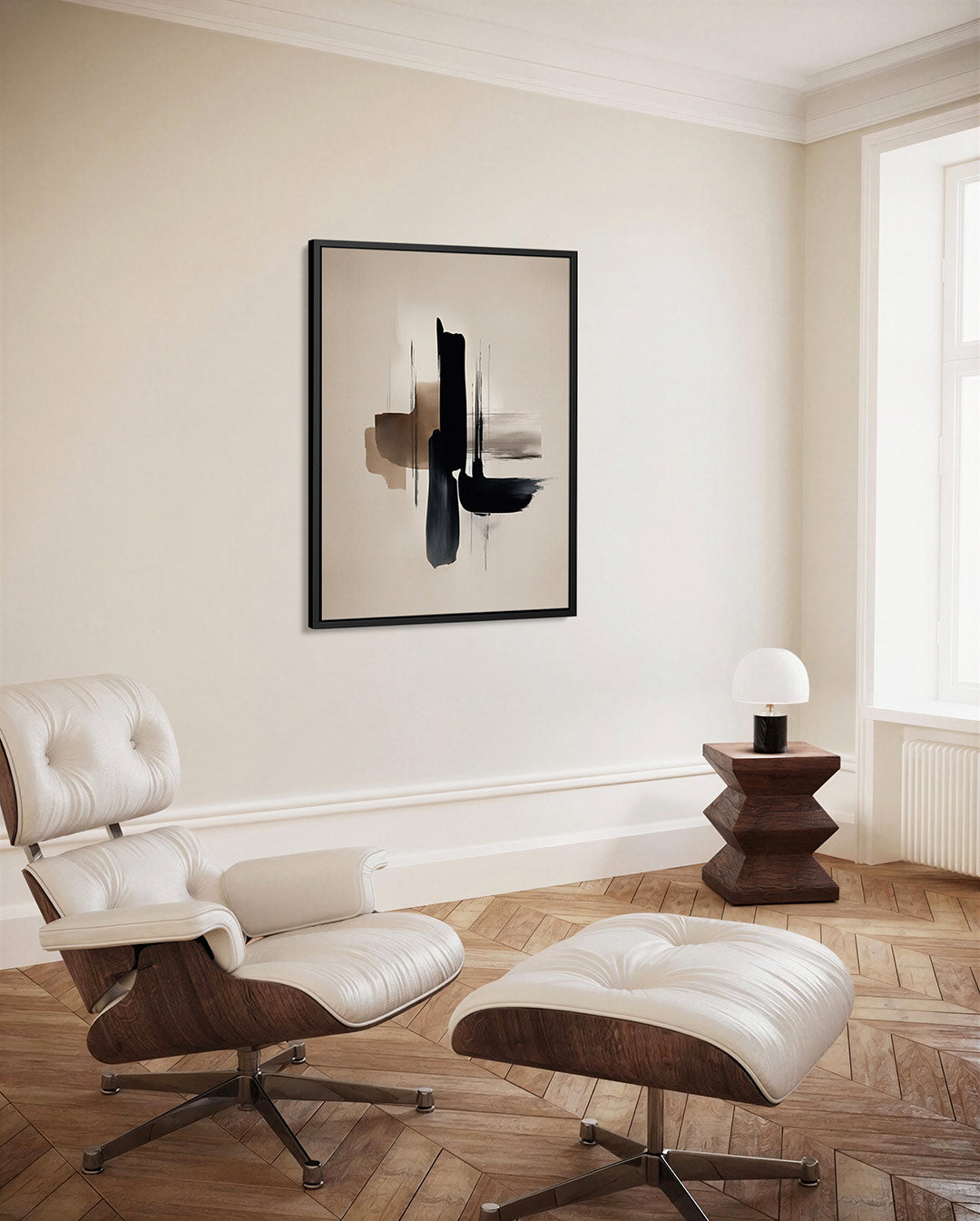 Penseelstreken – decoratief kunstwerk voor aan de muur