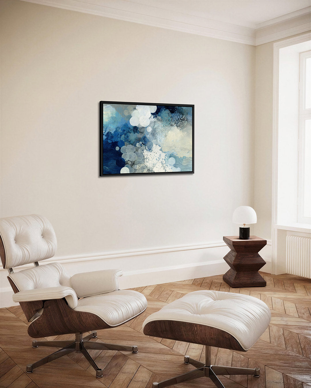 Dromerige kleurencompositie – Blauwe – alternatieve weergave van het kunstwerk
