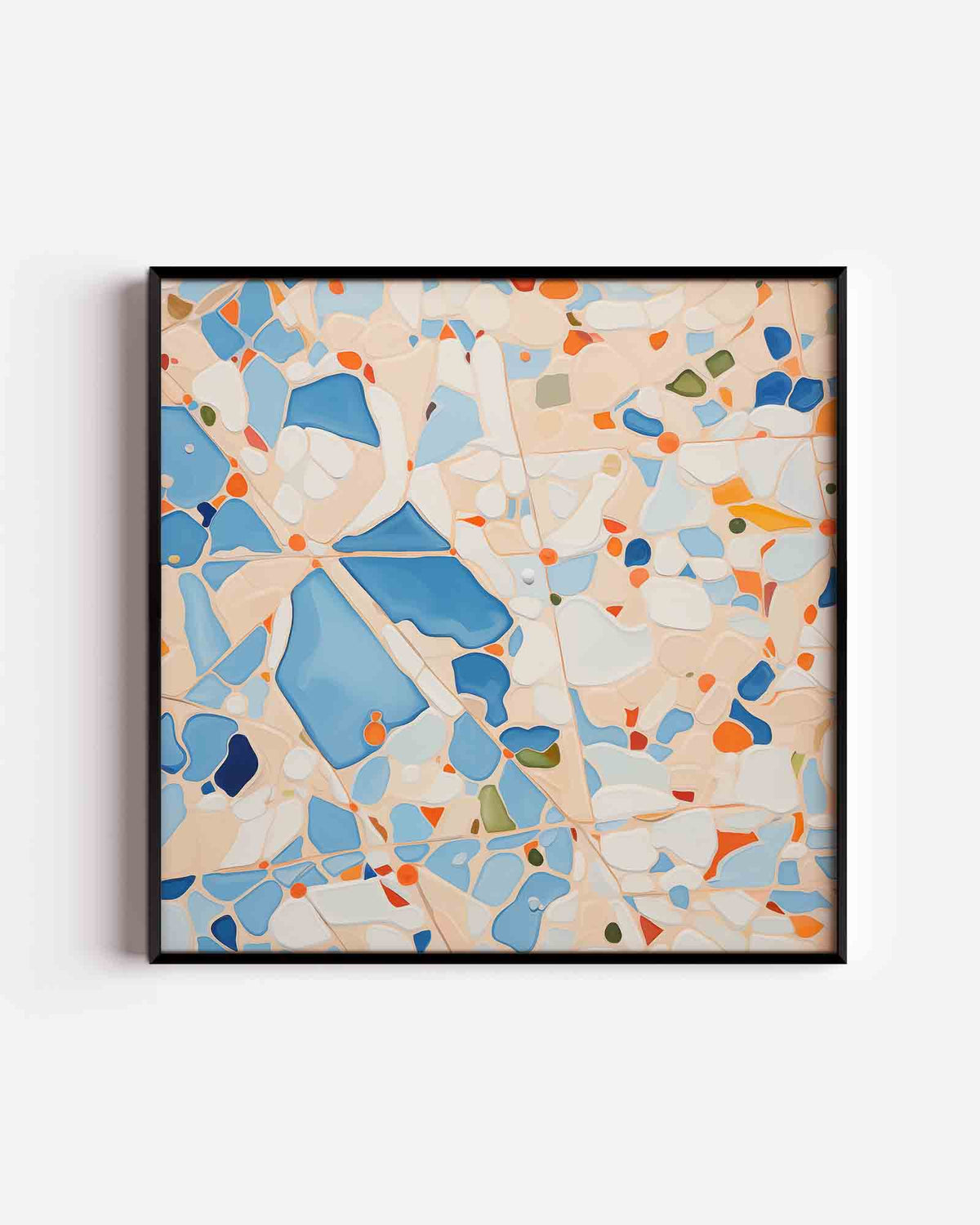 Abstracte vormen – abstracte vierkante poster als wanddecoratie
