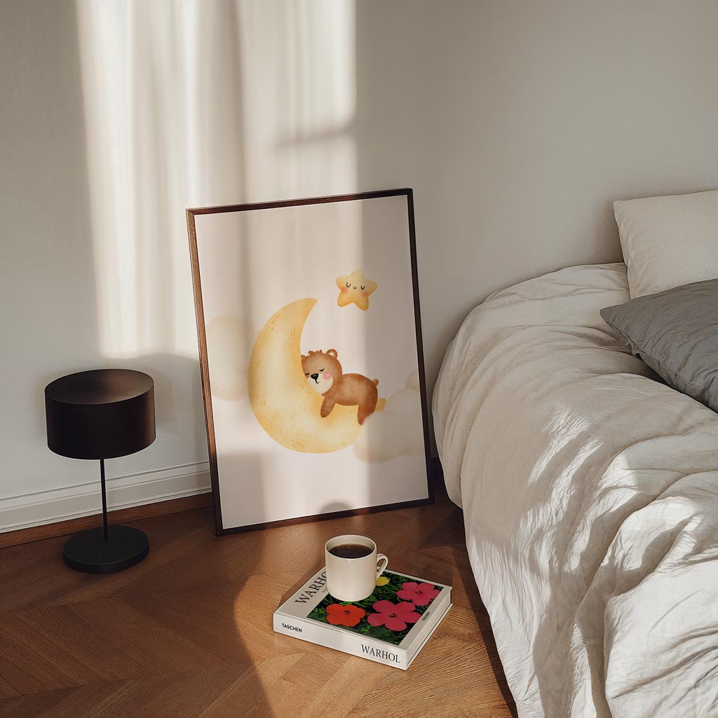 Dromerige Beren – staande kinderkamer wanddecoratie van WallArtistic