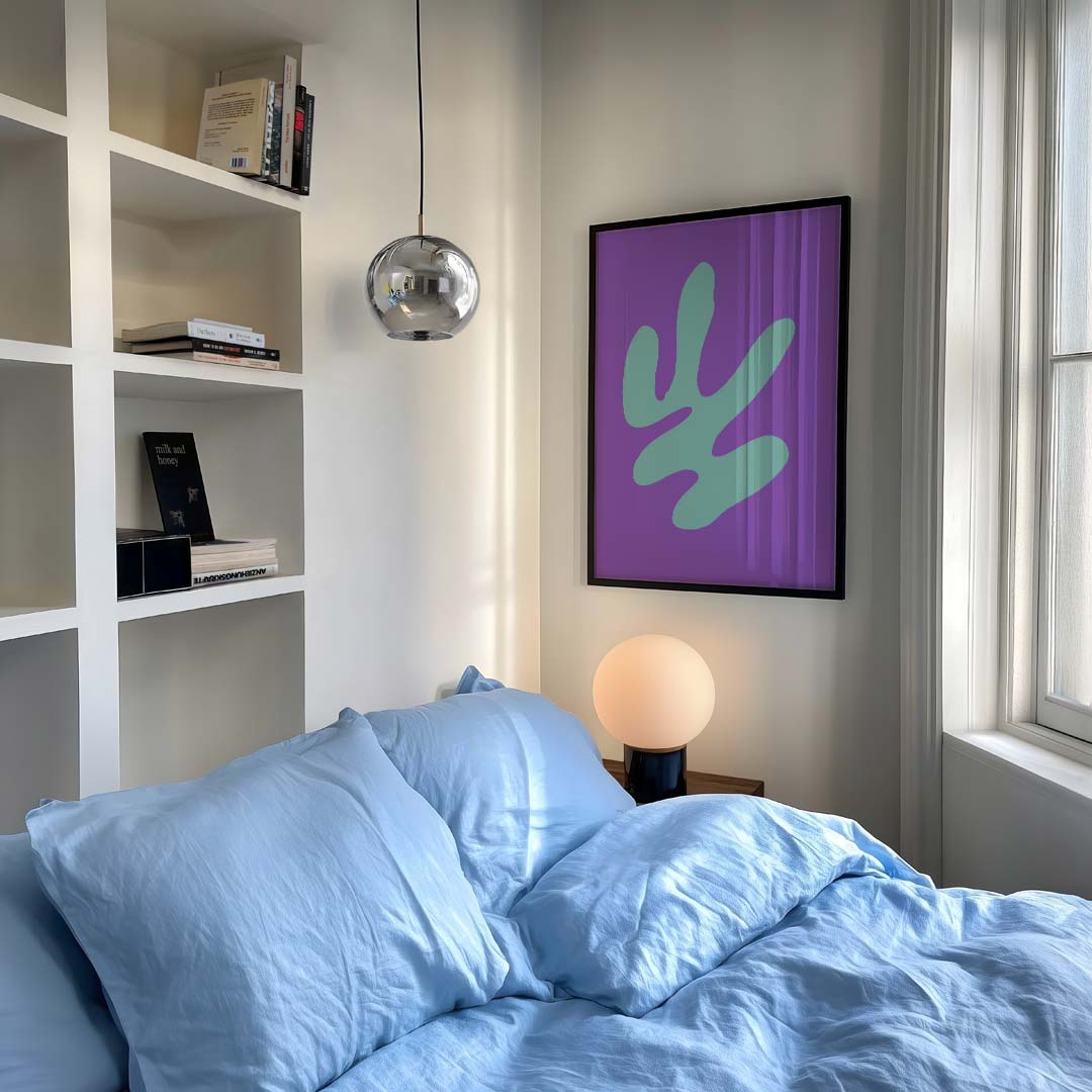 Modern Vormen Spektakel – staande kleurrijke abstracte wanddecoratie van WallArtistic