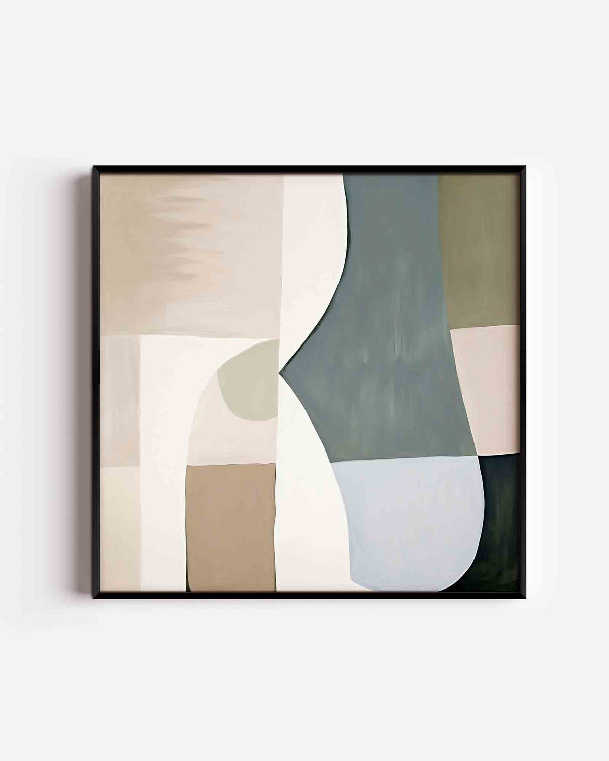 Abstracte vormen – abstracte vierkante poster als wanddecoratie