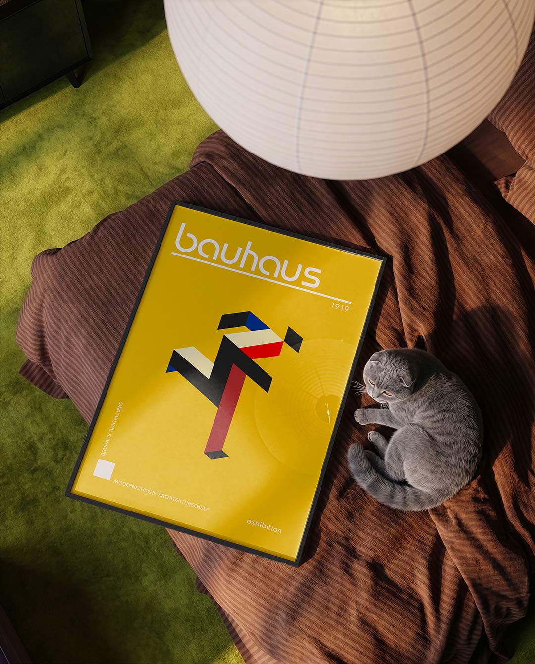 Vorm en kleur – moderne Bauhaus wandkunst als poster