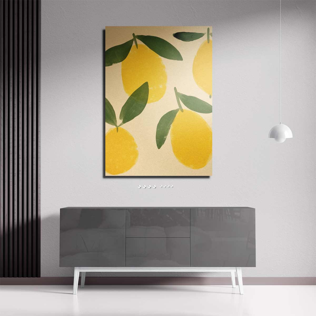Zonnige Citroenfantasie – portret kunstwerk als wanddecoratie, afbeelding 18