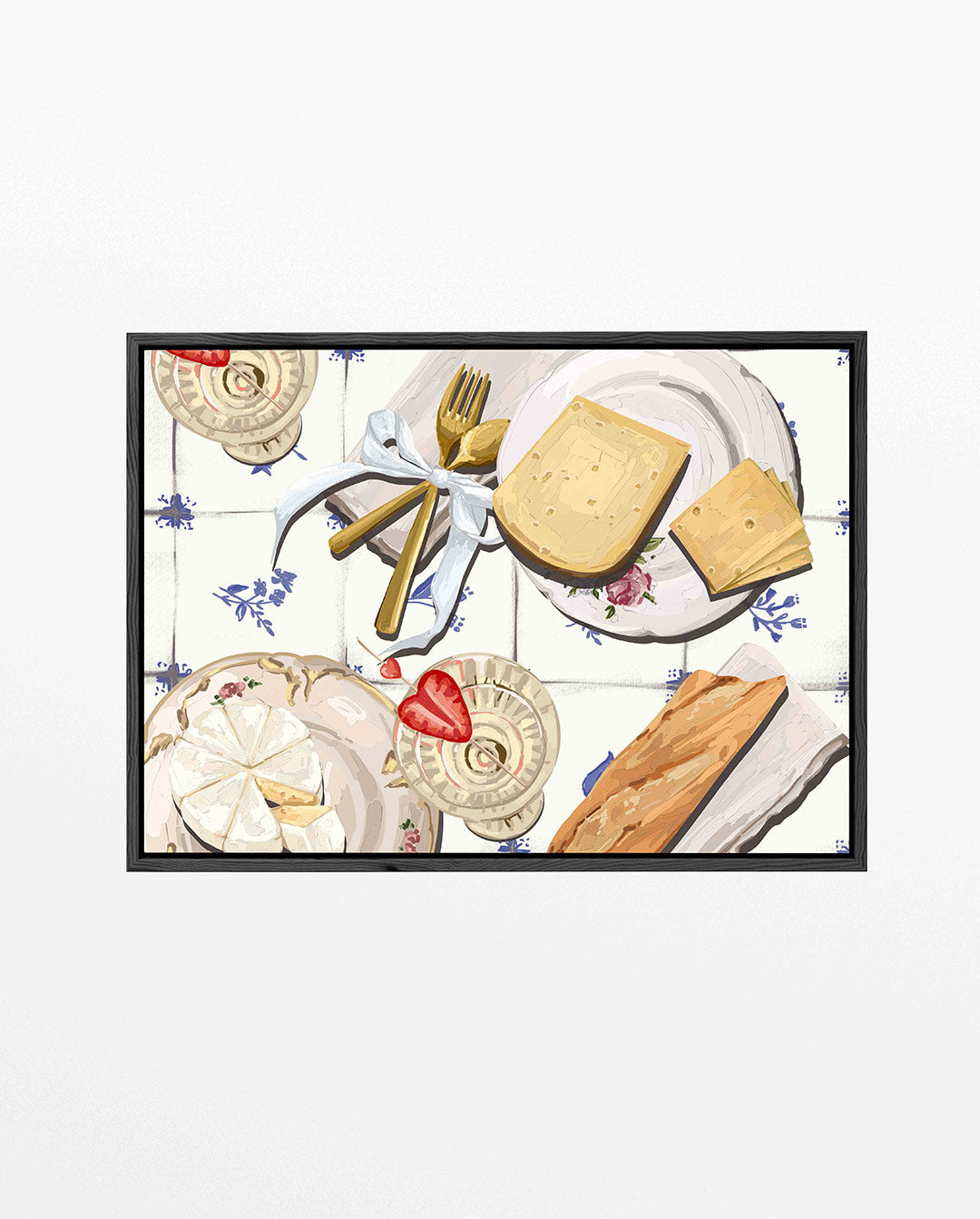 Eettafel compositie – Gedekte – liggend keuken kunstwerk