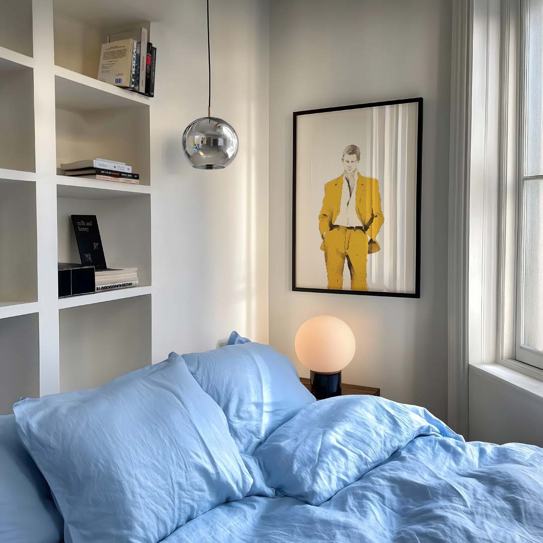 Stijlvolle Mode-momenten – staande abstracte wanddecoratie van WallArtistic