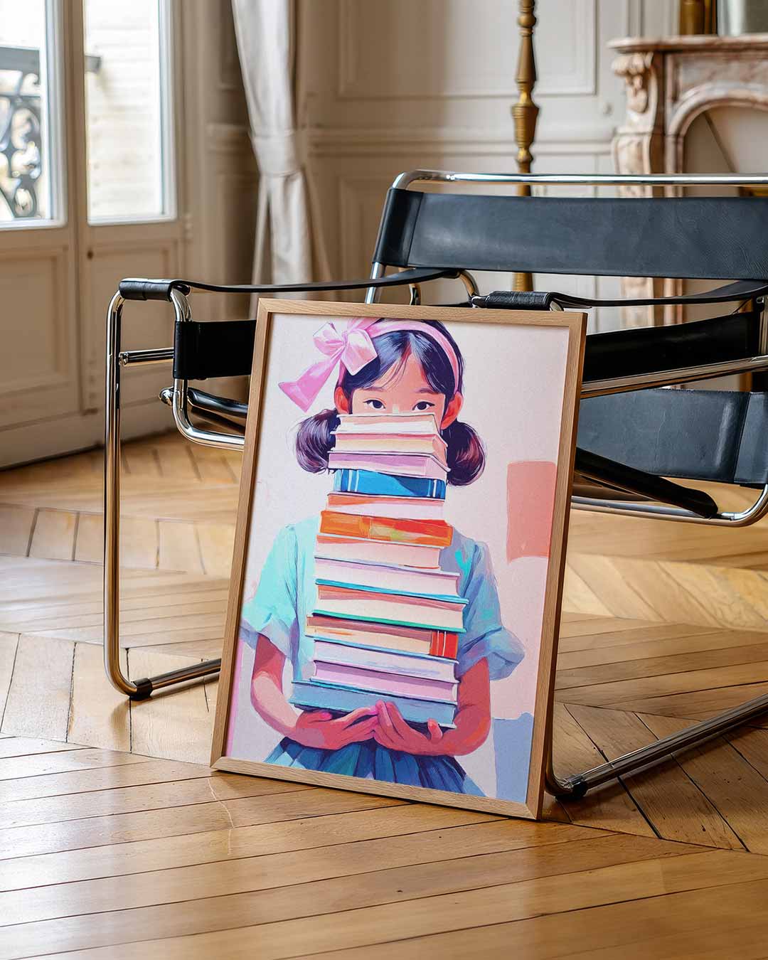 Abstracte – zomerse wandkunst als portret poster