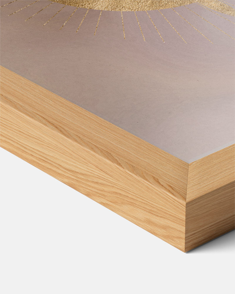 Gouden Sfeerposter – abstracte textuur poster in staand formaat