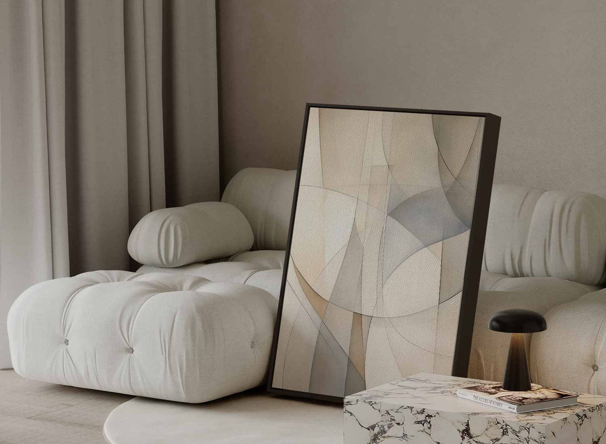 Eindeloze Cura – staande wandkunst voor woonkamer of interieur
