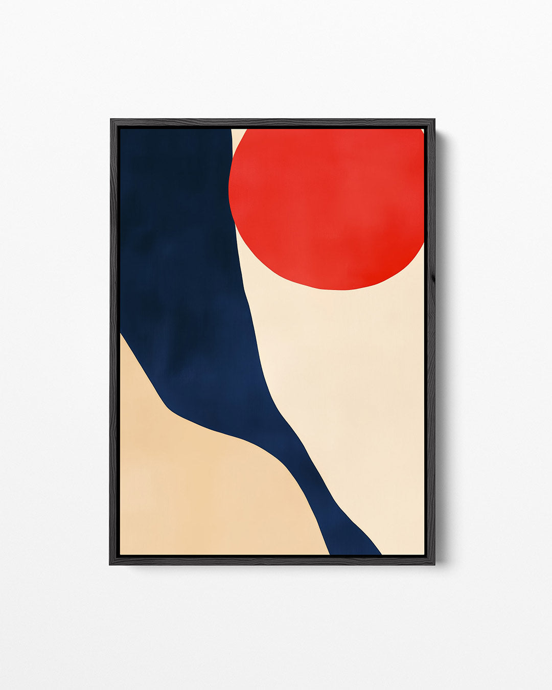 Vloeiende vormen compositie – staand wanddecoratie kunstwerk