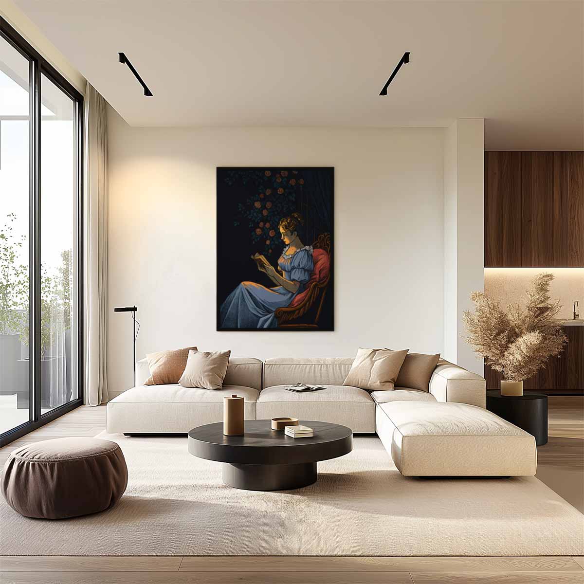 De Lezersdroom – dibond wanddecoratie in staand formaat