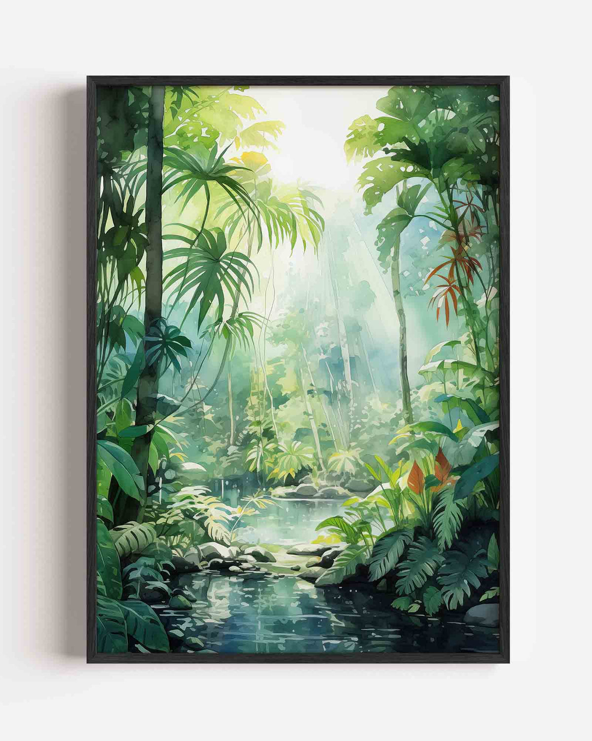 Tropische jungle – jungle portret poster als wanddecoratie