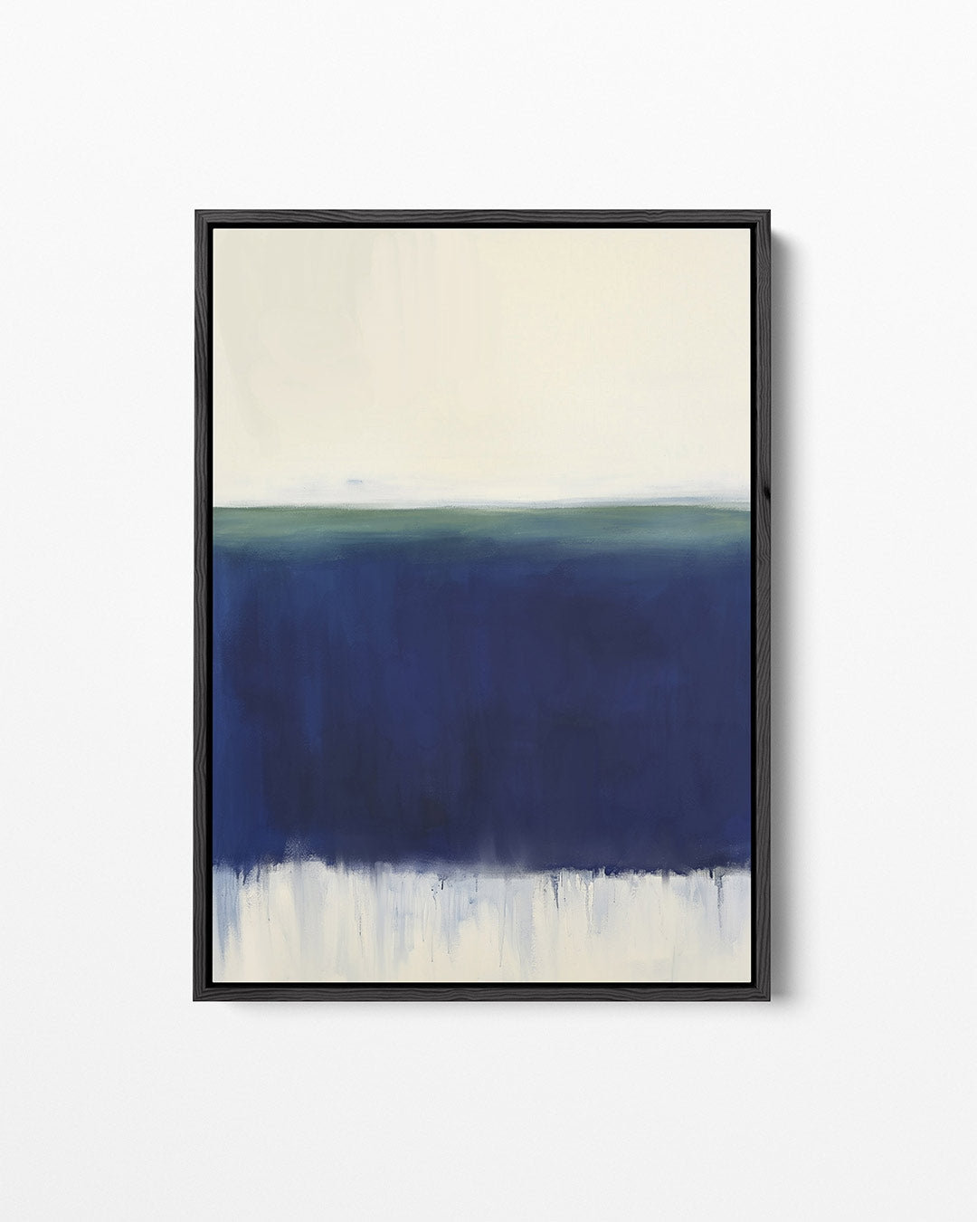 Horizontale kleurenlagen – staand wanddecoratie kunstwerk