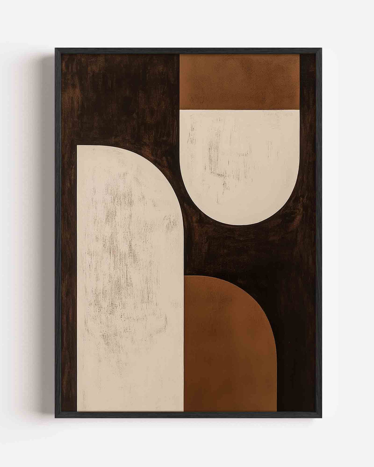 Abstracte vormen – moderne portret poster als wanddecoratie