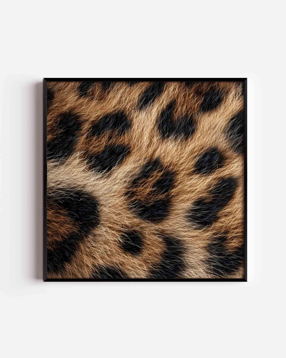 Luipaardprint – jungle vierkante poster als wanddecoratie