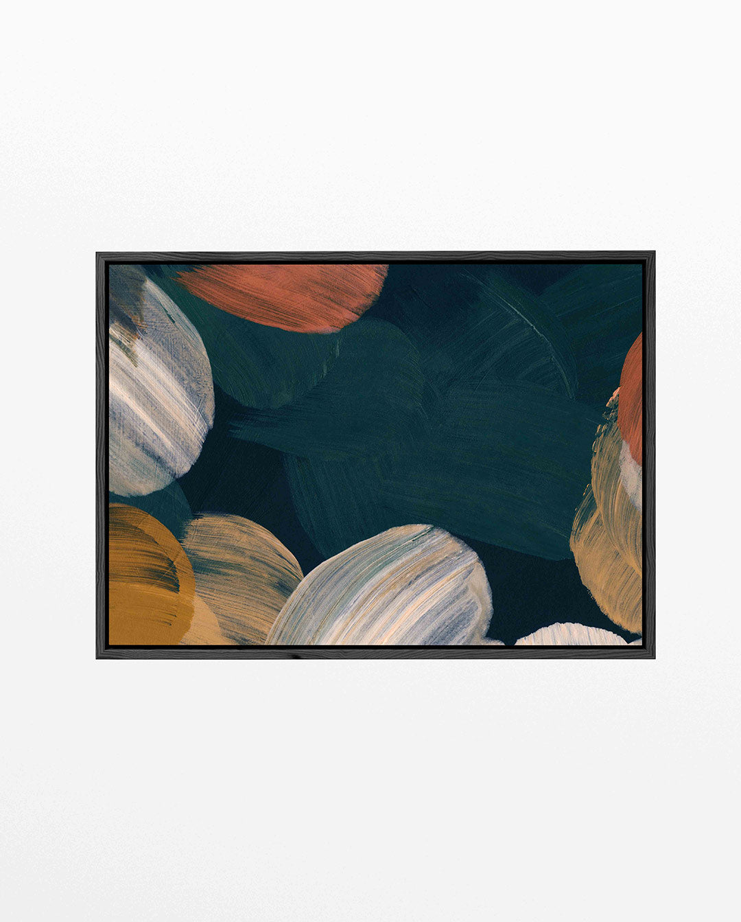 Kleurencompositie – liggend wanddecoratie kunstwerk