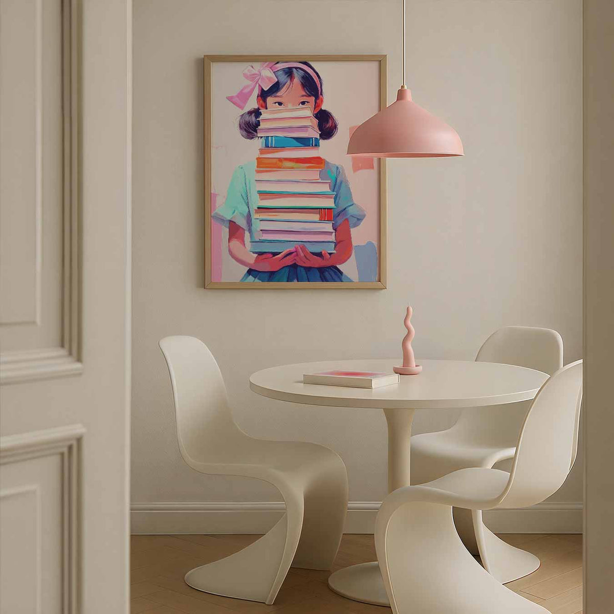 Abstracte – zomerse poster in staand formaat
