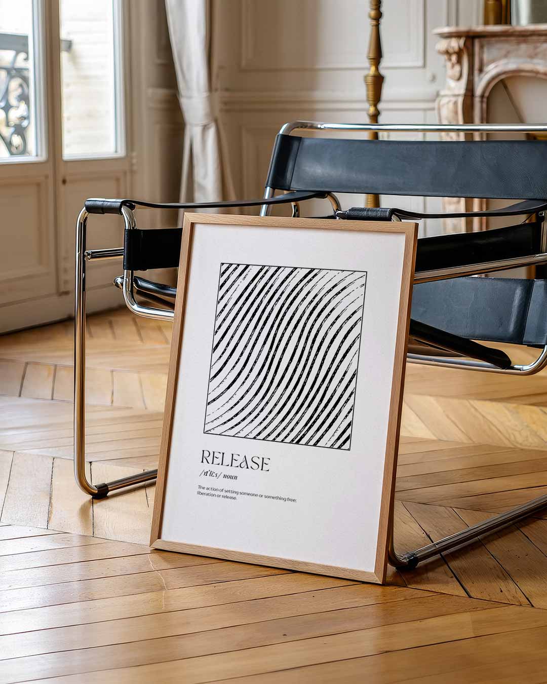 Release - Vrijheid in Stijl – urban poster in staand formaat
