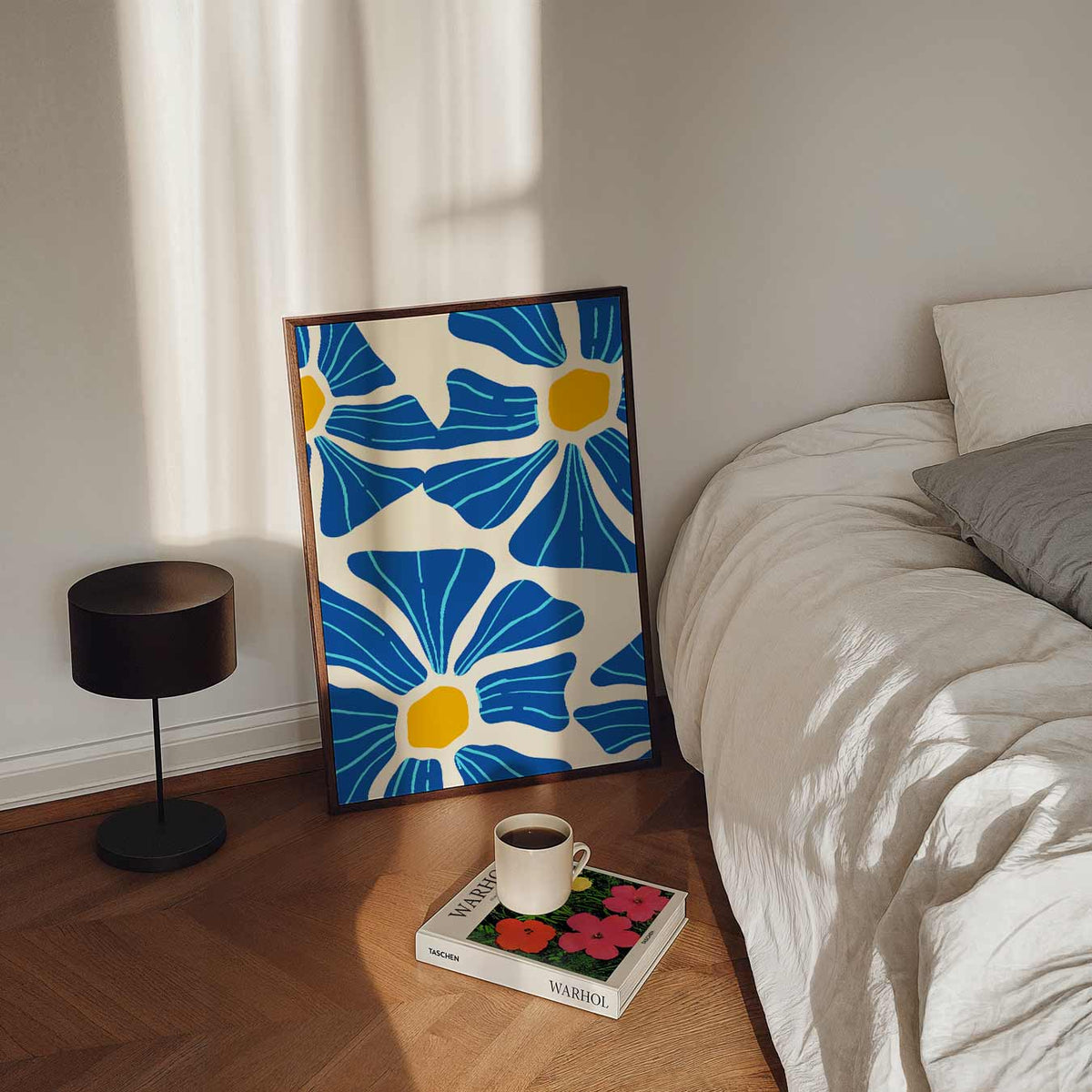 Bloemenpracht – staande bloemen wanddecoratie van WallArtistic