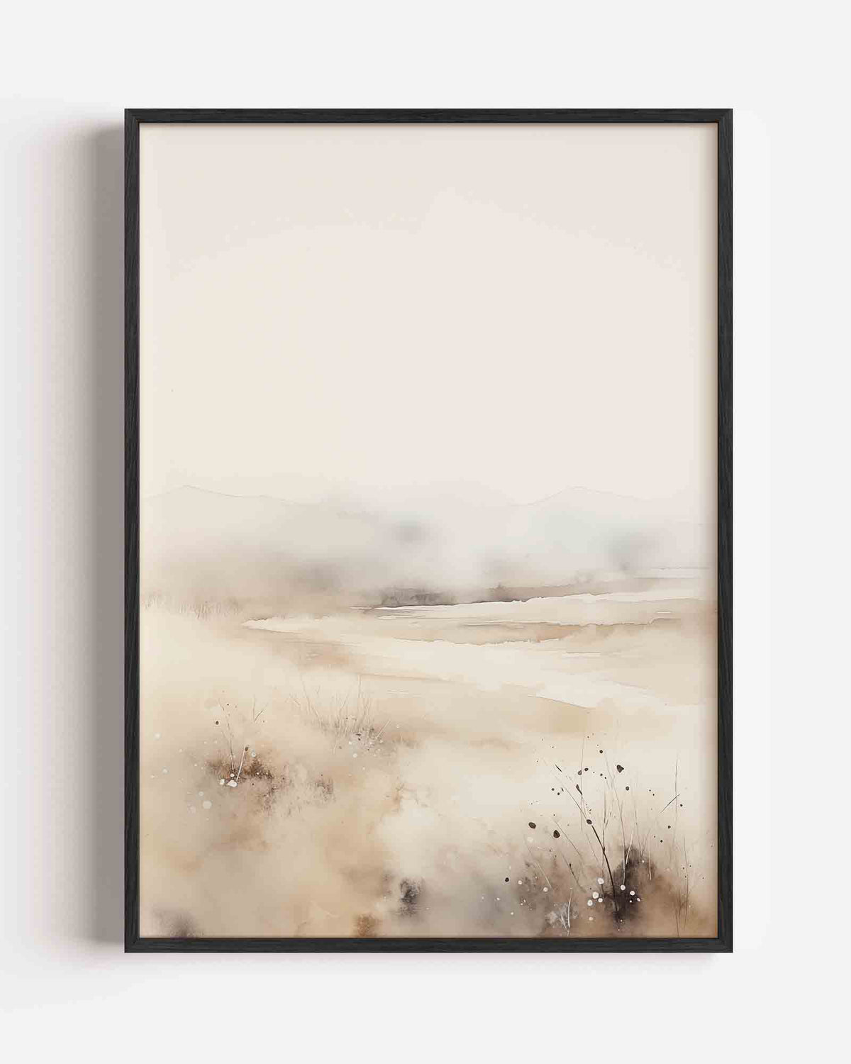 Landschap met zachte tinten – natuur portret poster als wanddecoratie