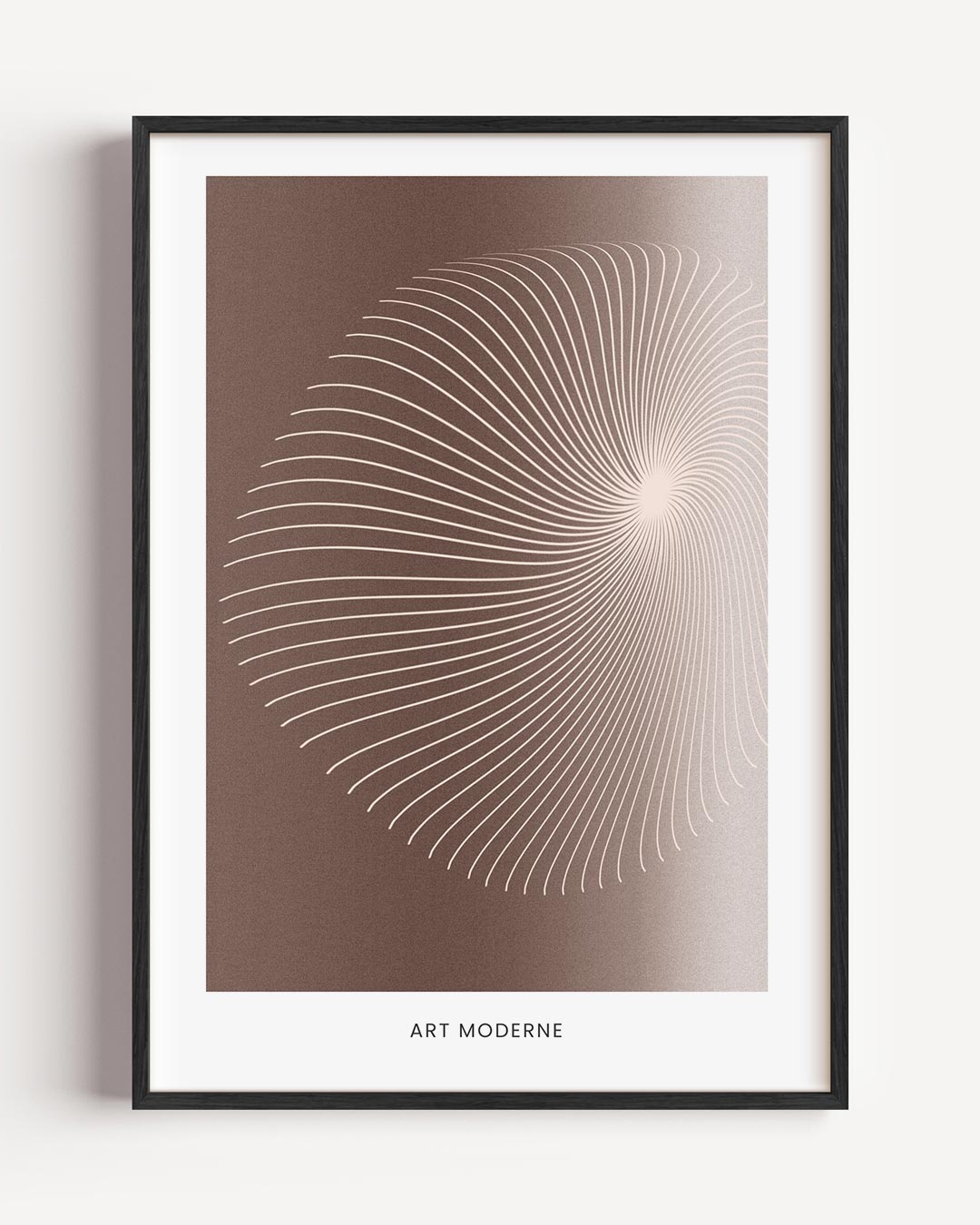 Moderne Spiraal Kunst – kleurrijke abstracte portret poster als wanddecoratie
