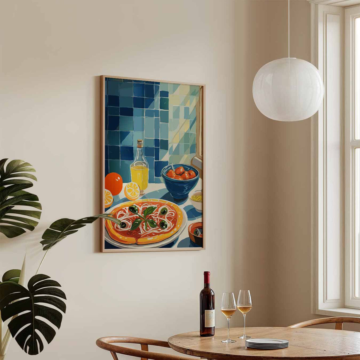 Mediterrane Keuken – keukenposter in staand formaat