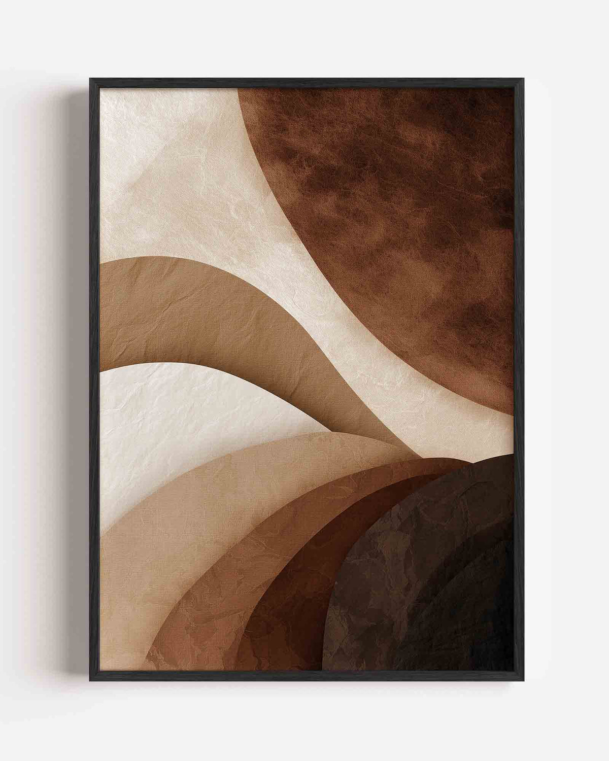 Abstracte vormen – abstracte portret poster als wanddecoratie
