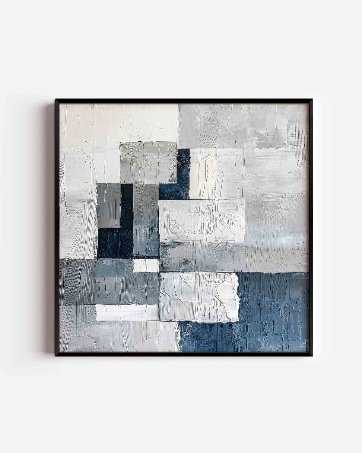Abstracte rechthoeken – abstracte textuur vierkante poster als wanddecoratie