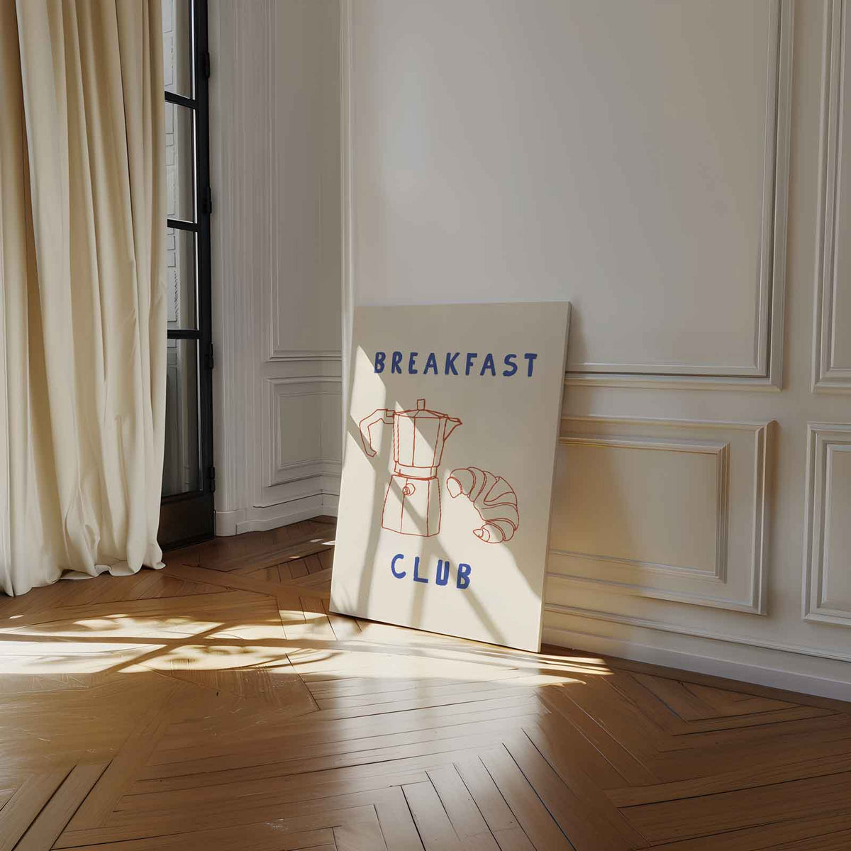 Breakfast Club Poster – staand kunstwerk voor modern interieur
