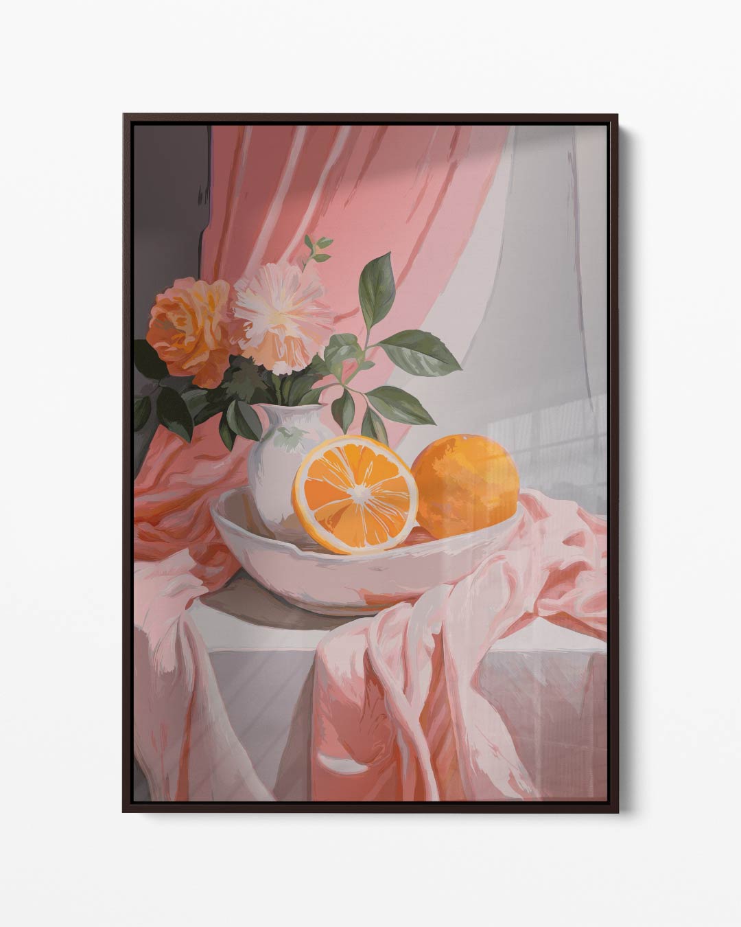 Sfeervolle Stilleven Met Citrus – portret kunstwerk als wanddecoratie