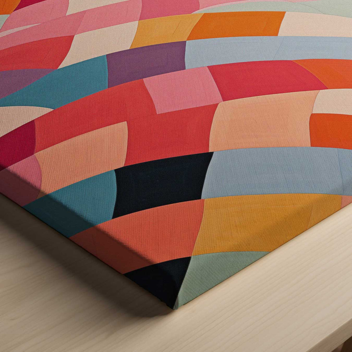 Kleurrijke Abstracte Harmonie – canvas kunstwerk als wanddecoratie
